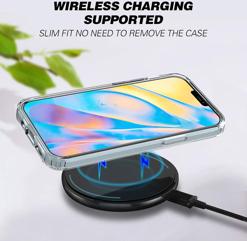 Apple iPhone 12 Mini Hoesje Hybride Armor Back Cover Transparant afbeelding 4