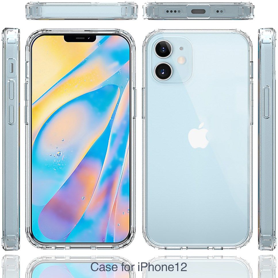 Apple iPhone 12 Mini Hoesje Hybride Armor Back Cover Transparant afbeelding 7