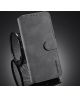 DG Ming Apple iPhone 12 Mini Hoesje Retro Wallet Book Case Grijs