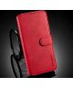 DG Ming Apple iPhone 12 / 12 Pro Hoesje Retro Wallet Book Case Rood