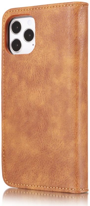 DG Ming iPhone 12 Pro Max Hoesje 2-in-1 Book Case en Back Cover Bruin afbeelding 7
