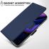Apple iPhone 12 Mini Hoesje Kunstlederen Book Case Blauw afbeelding 3