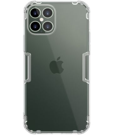 Nillkin Apple iPhone 12 Pro Max TPU Hoesje Transparant/Wit Hoesjes