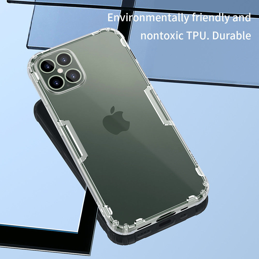 Nillkin Apple iPhone 12 Pro Max TPU Hoesje Transparant/Wit afbeelding 7