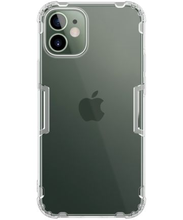 Nillkin Nature Apple iPhone 12 Mini Hoesje TPU Transparant/Wit Hoesjes