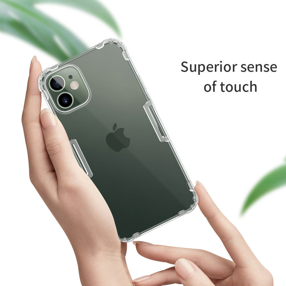 Nillkin Nature Apple iPhone 12 Mini Hoesje TPU Transparant/Wit afbeelding 5