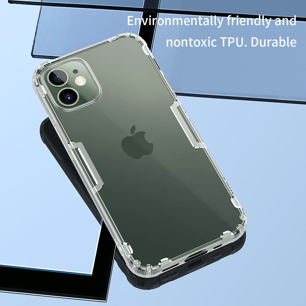 Nillkin Nature Apple iPhone 12 Mini Hoesje TPU Transparant/Wit afbeelding 7