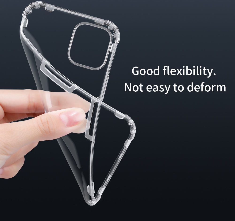 Nillkin Nature Apple iPhone 12 Mini Hoesje TPU Transparant/Wit afbeelding 8