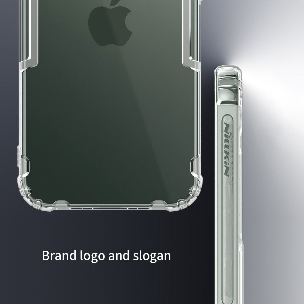 Nillkin Nature Apple iPhone 12 Mini Hoesje TPU Transparant/Wit afbeelding 12