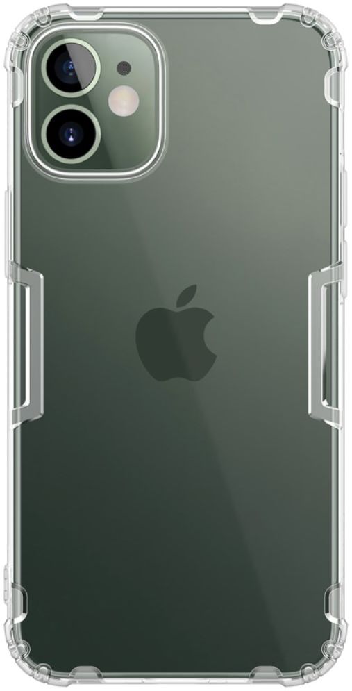 Nillkin Nature Apple iPhone 12 Mini Hoesje TPU Transparant/Wit afbeelding 1