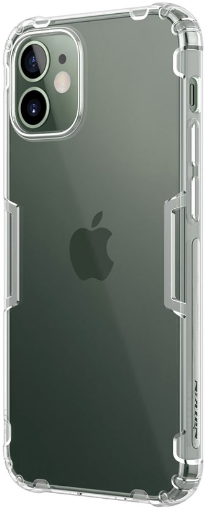 Nillkin Nature Apple iPhone 12 Mini Hoesje TPU Transparant/Wit afbeelding 2