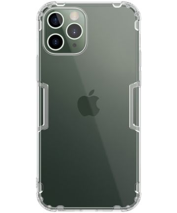 Nillkin Nature Apple iPhone 12 / 12 Pro Hoesje TPU Transparant/Wit Hoesjes