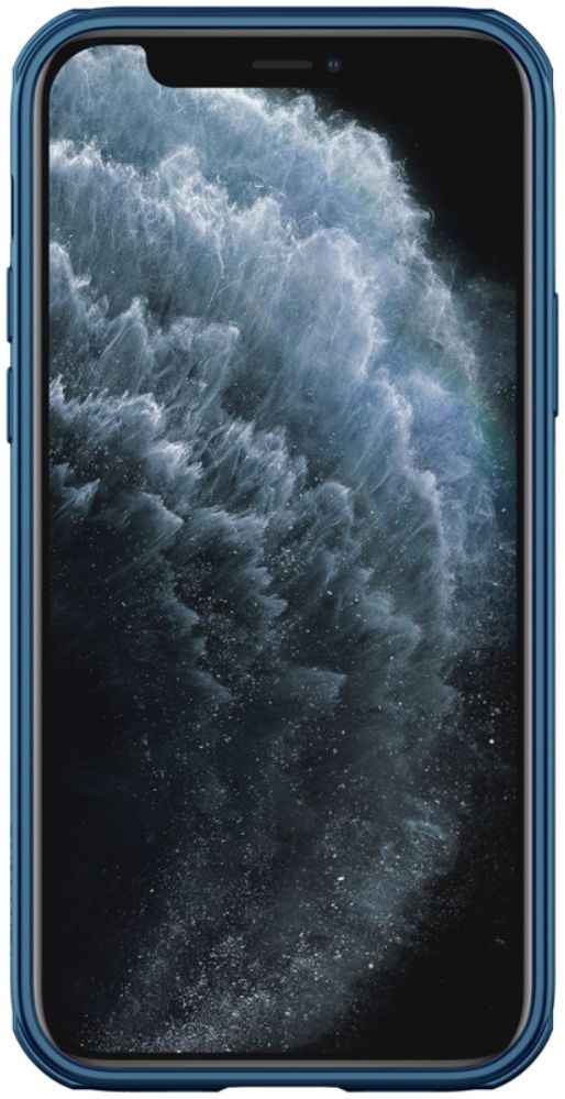 Nillkin CamShield Apple iPhone 12 / 12 Pro Hoesje Camera Slider Blauw afbeelding 4