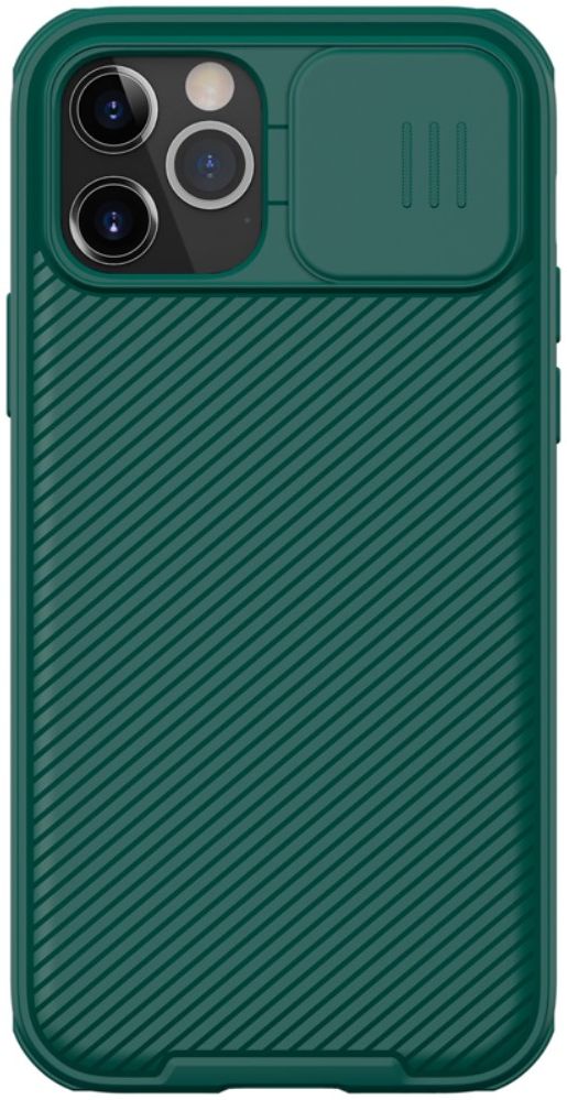 Nillkin CamShield Apple iPhone 12 / 12 Pro Hoesje Camera Slider Groen afbeelding 1