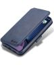 AZNS Apple iPhone 12 / 12 Pro Portemonnee Stand Hoesje Blauw