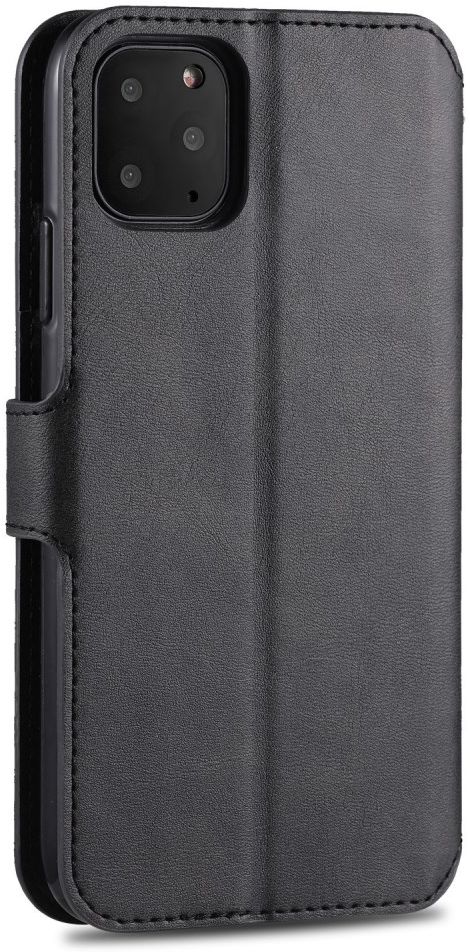 AZNS Apple iPhone 12 Mini Hoesje Wallet Book Case met Stand Zwart afbeelding 4