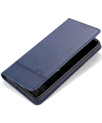 AZNS Apple iPhone 12 Mini Hoesje Portemonnee Blauw Hoesjes