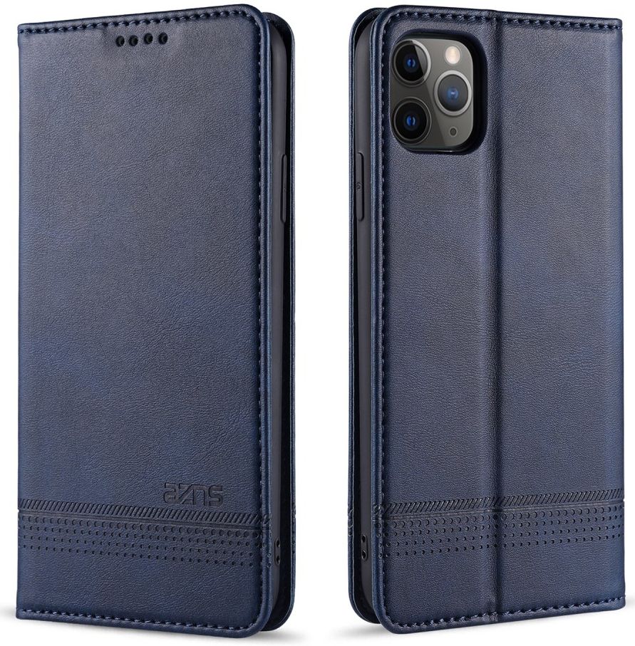 AZNS Apple iPhone 12 Mini Hoesje Portemonnee Blauw afbeelding 3