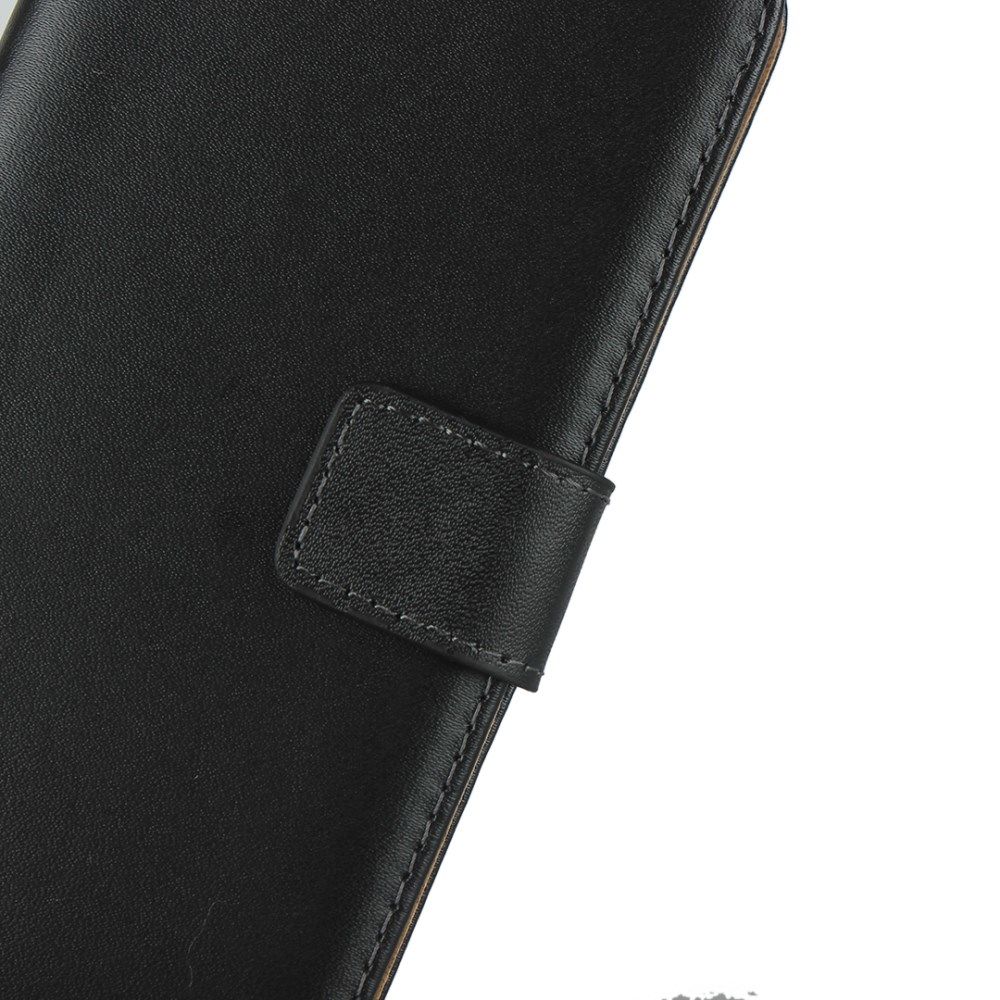 Apple iPhone 12 Mini Hoesje Portemonnee Echt Leer Zwart afbeelding 10