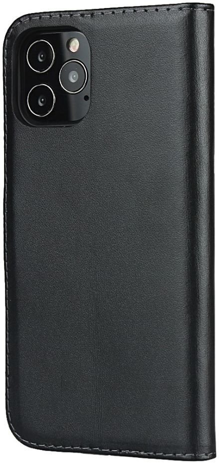 Apple iPhone 12 Mini Hoesje Portemonnee Echt Leer Zwart afbeelding 6