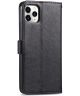 AZNS Apple iPhone 12 Mini Portemonnee Stand Hoesje Zwart