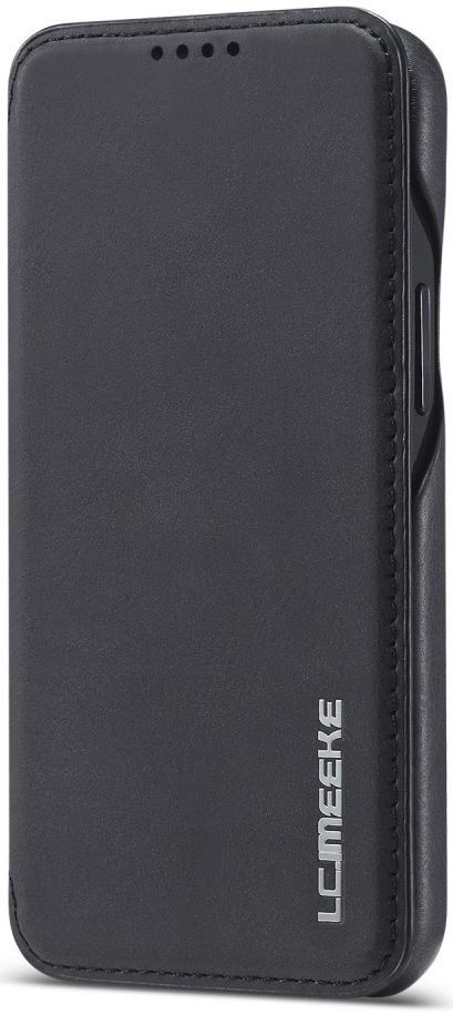 LC.IMEEKE Apple iPhone 12 Mini Hoesje Retro Portemonnee Zwart afbeelding 5