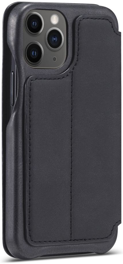 LC.IMEEKE Apple iPhone 12 Mini Hoesje Retro Portemonnee Zwart afbeelding 4