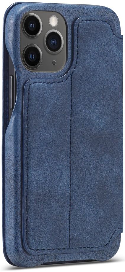 LC.IMEEKE Apple iPhone 12 Mini Hoesje Retro Portemonnee Blauw afbeelding 5