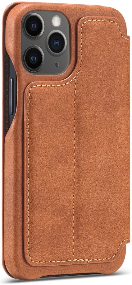 LC.IMEEKE Apple iPhone 12 Mini Hoesje Retro Portemonnee Bruin afbeelding 4
