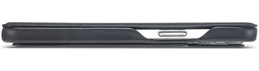 LC.IMEEKE Apple iPhone 12 / 12 Pro Hoesje Retro Portemonnee Zwart afbeelding 6