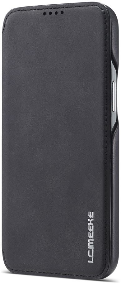 LC.IMEEKE Apple iPhone 12 Pro Max Hoesje Retro Portemonnee Zwart afbeelding 5