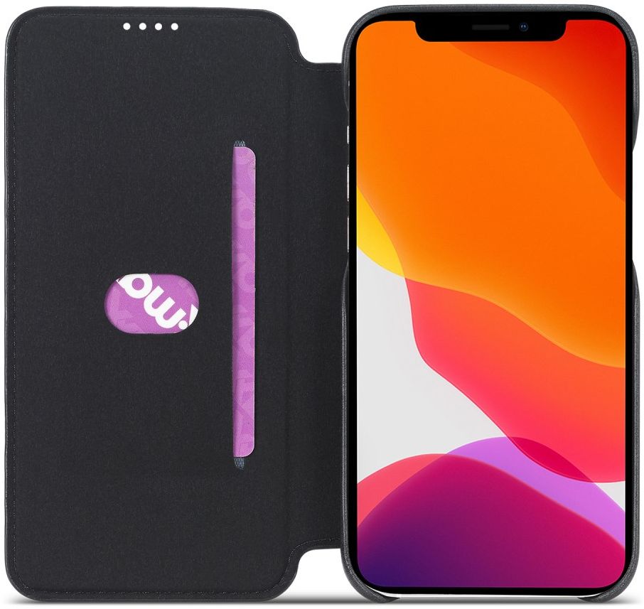LC.IMEEKE Apple iPhone 12 Pro Max Hoesje Retro Portemonnee Zwart afbeelding 2