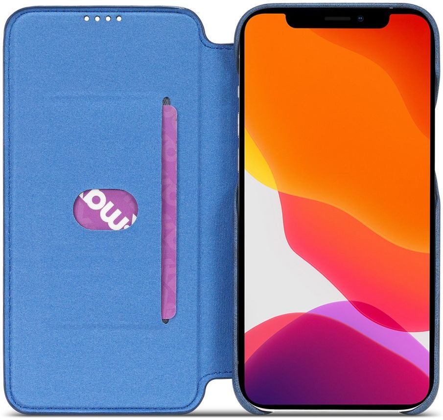 LC.IMEEKE Apple iPhone 12 Pro Max Hoesje Retro Portemonnee Blauw afbeelding 2