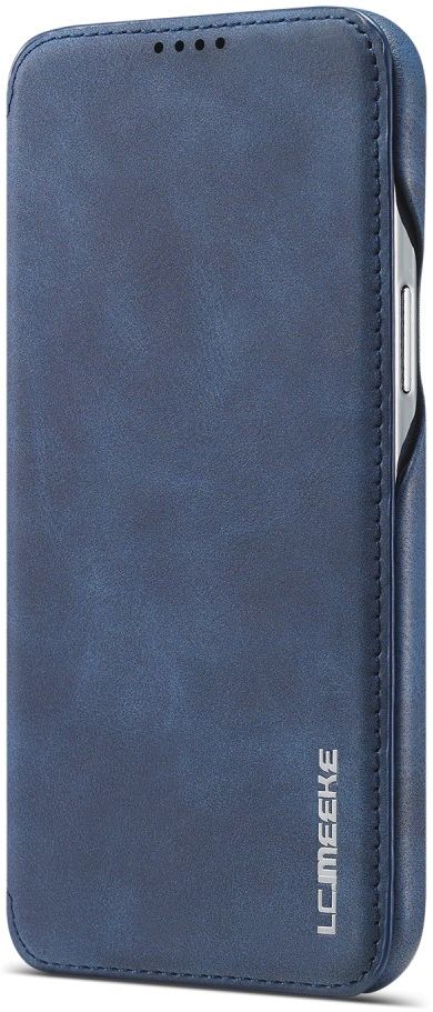 LC.IMEEKE Apple iPhone 12 Pro Max Hoesje Retro Portemonnee Blauw afbeelding 5