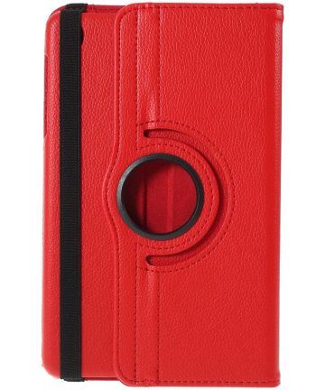 Samsung Galaxy Tab A 8.4 (2020) Hoes met Roterende Stand Rood Hoesjes