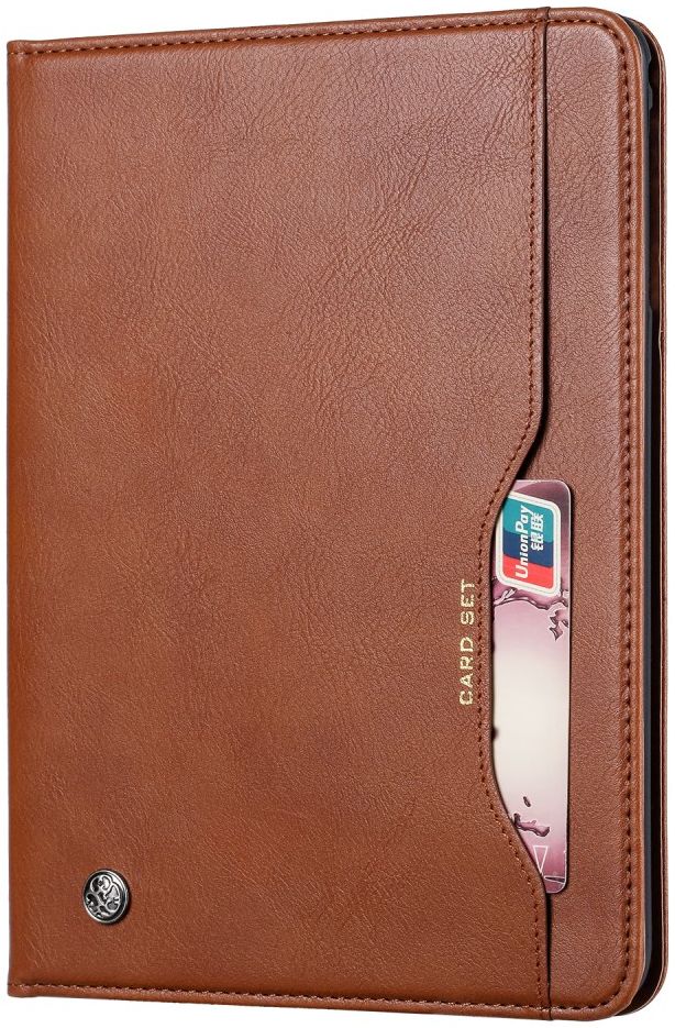 Samsung Galaxy Tab A 8.4 (2020) Portemonnee Tri-Fold Hoes Bruin afbeelding 1