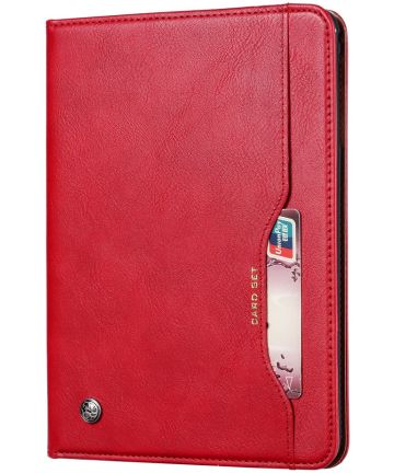 Samsung Galaxy Tab A 8.4 (2020) Portemonnee Tri-Fold Hoes Rood Hoesjes