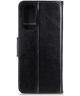 Samsung Galaxy M31s Kunstleer Portemonnee Stand Hoesje Zwart