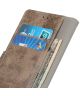 Samsung Galaxy M31s Retro Portemonnee Hoesje Lichtbruin