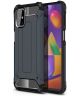 Samsung Galaxy M31s Hoesje Shock Proof Hybride Back Cover Blauw