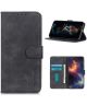 KHAZNEH Samsung Galaxy S20 FE Hoesje Retro Wallet Book Case Zwart