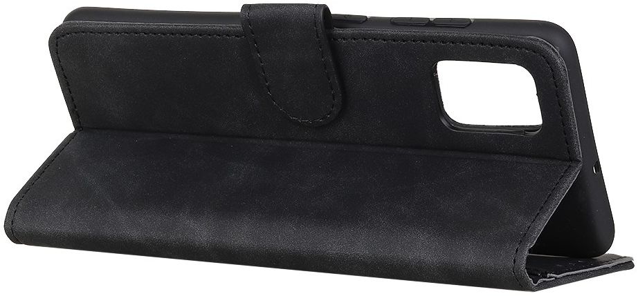 KHAZNEH Samsung Galaxy S20 FE Hoesje Retro Wallet Book Case Zwart afbeelding 3