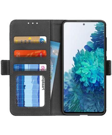 Samsung Galaxy S20 FE Hoesje Wallet Book Case Zwart Hoesjes