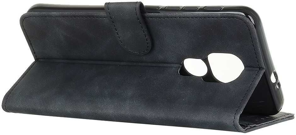 Motorola Moto G9 Play / Moto E7 Plus Hoesje Vintage Wallet Zwart afbeelding 6