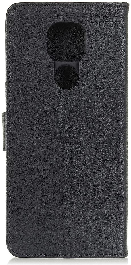Motorola Moto G9 Play / Moto E7 Plus Hoesje Portemonnee Vintage Zwart afbeelding 3