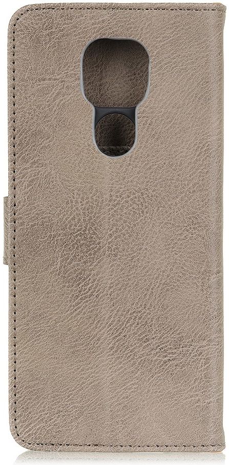 Motorola Moto G9 Play / Moto E7 Plus Hoesje Portemonnee Vintage Grijs afbeelding 4