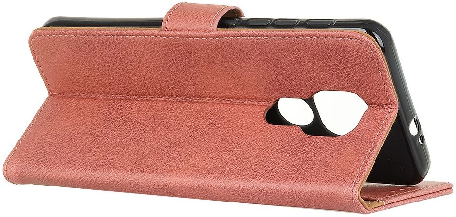 Motorola Moto G9 Play / Moto E7 Plus Hoesje Portemonnee Vintage Roze afbeelding 4