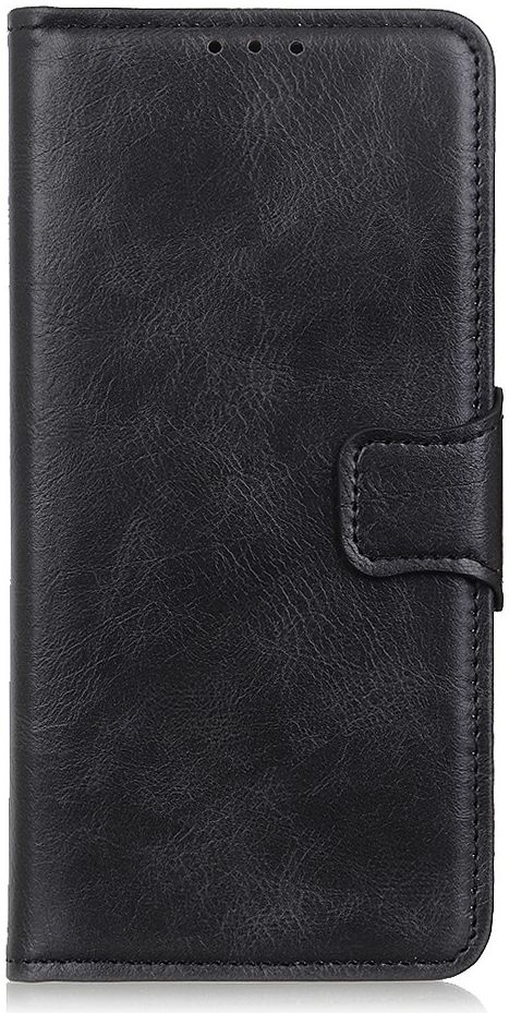 Xiaomi Redmi 9C Portemonnee Stand Hoesje Crazy Horse Zwart afbeelding 10