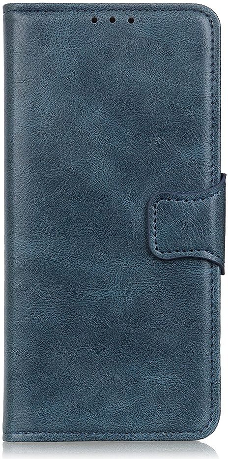 Xiaomi Redmi 9C Portemonnee Stand Hoesje Crazy Horse Blauw afbeelding 10