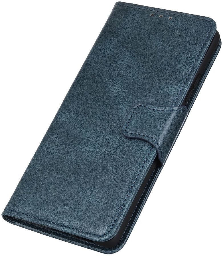 Xiaomi Redmi 9C Portemonnee Stand Hoesje Crazy Horse Blauw afbeelding 9